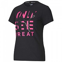 [해외]푸마 퍼포먼스 Slogan 반팔 티셔츠 6137610068 Puma Black / Pink Osg Print