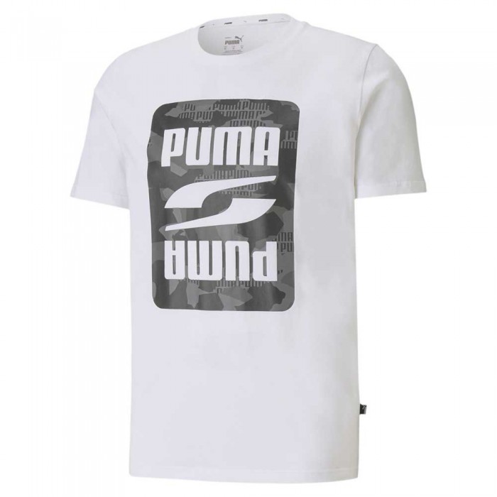 [해외]푸마 Rebel Camo Graphic 반팔 티셔츠 137610668 Puma White