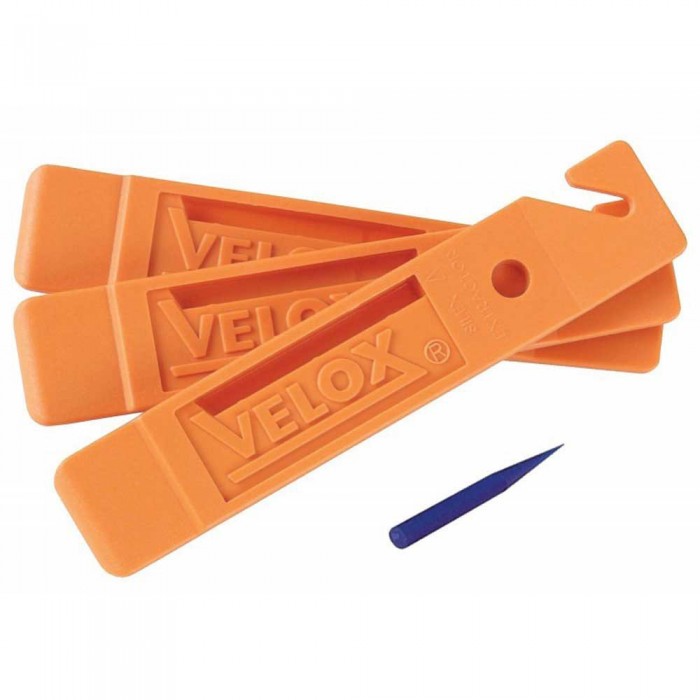 [해외]VELOX Tire Levers 3 단위 와 함께 추출기 그들의 지렛대 1137654117 Orange / Blue