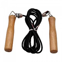 [해외]SOFTEE 로프 PVC Skipping With Wooden Handle 7137567929 Black