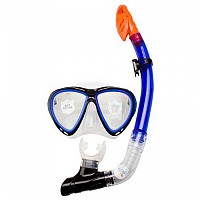 [해외]WAIMEA Silicona Diving 스노클 세트가 있는 마스크 10137618925 Cobalt Blue
