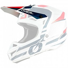 [해외]오닐 챙 Visera 5 Series Polyacrylite Sleek 9137856731 White / Blue / Red