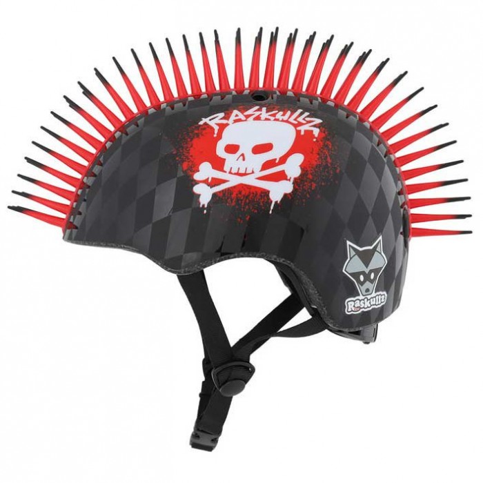 [해외]RASKULLZ 헬멧 Skull Hawk 1137838743 Black / Red / White