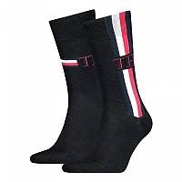 [해외]타미힐피거 Iconic Stripe Classic 양말 2 켤레 137713294 Black