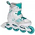 [해외]PLAYLIFE 인라인 스케이트 Light Breeze 14137848398 White / Teal