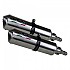 [해외]GPR EXHAUST SYSTEMS Satinox Dual Pegaso Strada 650 05-09 인증된 슬립온 머플러 9137884332 Satin Silver / Satin Silver