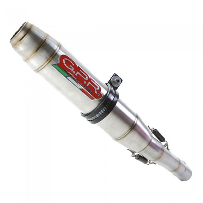 [해외]GPR EXHAUST SYSTEMS Deeptone Inox Slip On RR 125 Enduro LC 4T 10-16 인증된 머플러 9137884548 Satin Silver / Satin Silver