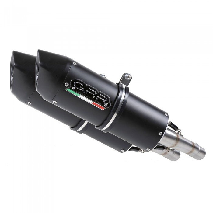 [해외]GPR EXHAUST SYSTEMS Furore Dual Slip On Monster 695 06-08 Homologated 머플러 9137885086 Matt Black / Black