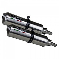 [해외]GPR EXHAUST SYSTEMS Satinox Dual CBF 1000 06-09 인증된 슬립온 머플러 9137885829 Satin Silver / Satin Silver