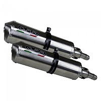 [해외]GPR EXHAUST SYSTEMS Satinox Dual Slip On Varadero 1000 99-11 Homologated 머플러 9137885870 Satin Silver / Satin Silver