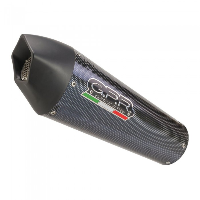 [해외]GPR EXHAUST SYSTEMS GP Evo4 Poppy Slip On SMC 690 R 19-20 Euro 4 CAT Homologated 머플러 9137886732 Glossy Carbon / Black