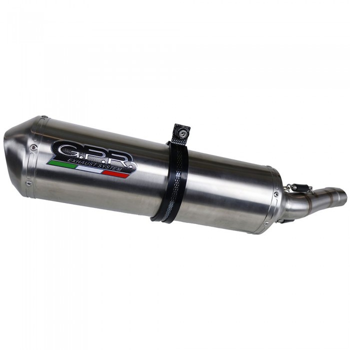 [해외]GPR EXHAUST SYSTEMS 머플러 Satinox Slip On DRZ 400 SM 05-10 Homologated 9137887186 Satin Silver / Satin Silver