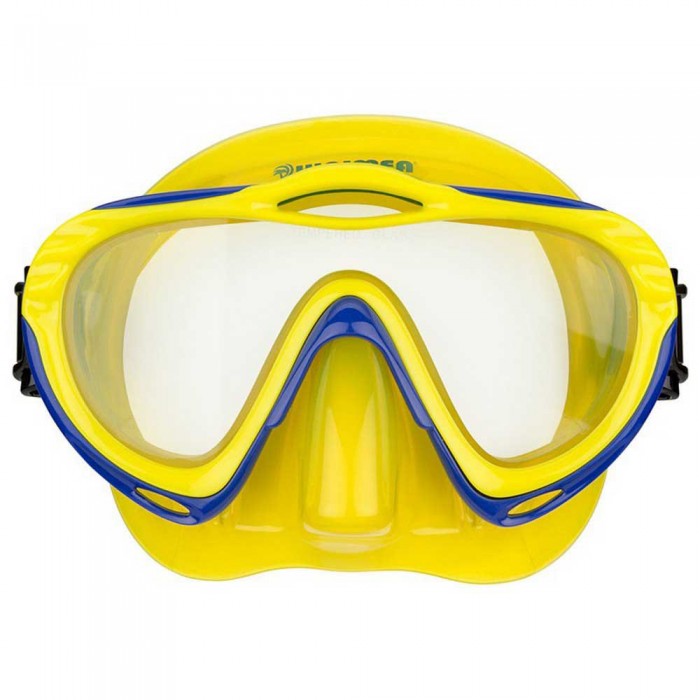 [해외]WAIMEA 실리콘 스노클링 마스크 Diving 10137618921 Fluorescent Yellow / Cobalt Blue