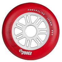 [해외]파워슬라이드 스케이트 바퀴 Spinner 88A 14137896566 Red / White