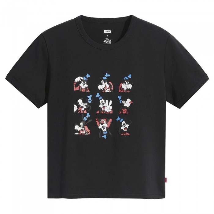[해외]리바이스 ?Disney Mickey Minnie Goofy 반팔 티셔츠 137870354 Black