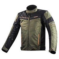 [해외]LS2 Textil 재킷 Shadow 9137865492 Khaki / Black / High Visibility Orange