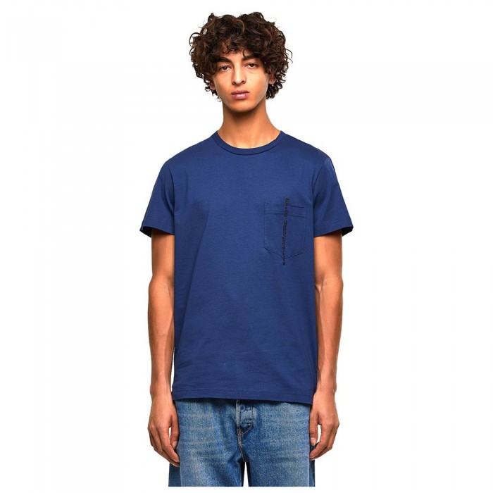 [해외]디젤 Rubin 포켓 J1 반팔 티셔츠 137844417 Blue