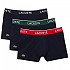 [해외]라코스테 Casual 복서 브리프 3 단위 137944494 Marine / Vert-Rouge-Marine