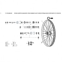 [해외]ZIPP D-라이트 J-Bend External 3 단위 반지름 1137670596 Black