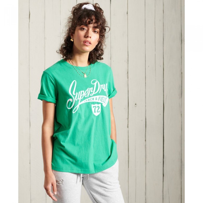 [해외]슈퍼드라이 Collegiate Cali State 반팔 티셔츠 137907750 Evergreen