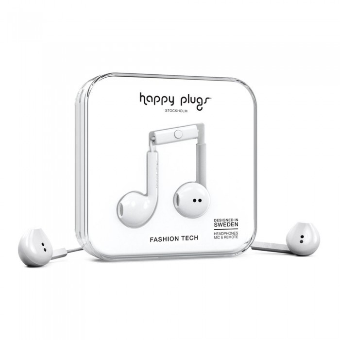 [해외]HAPPY PLUGS Earbud Plus Headphones White