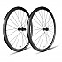 [해외]GTR RR38 Carbon 11s CL Disc Tubeless 도로용 휠 세트 1137955160 Black