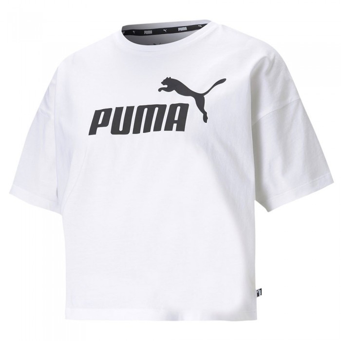 [해외]푸마 Essential Crop 로고 반팔 티셔츠 137920740 Puma White