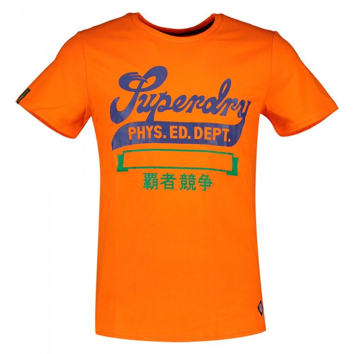 [해외]슈퍼드라이 반팔 티셔츠 Collegiate Graphic 185 137906183 Denver Orange