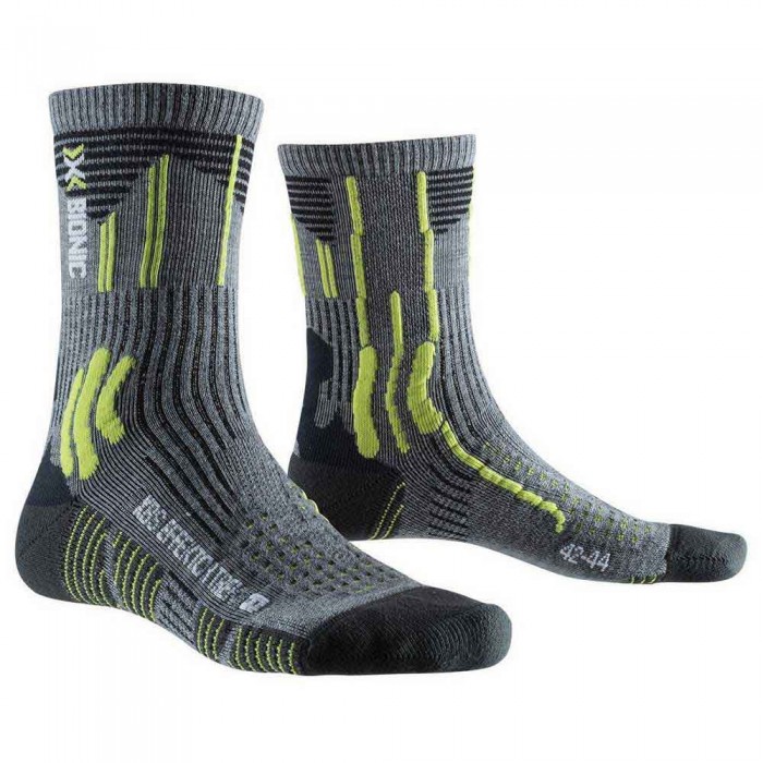 [해외]X-SOCKS Effektor 4.0 양말 4137911370 Grey Melange / Effektor Green