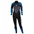 [해외]아쿠아렁 Hydroflex FS 다이빙 슈트 1 mm 10137871912 Black / Blue