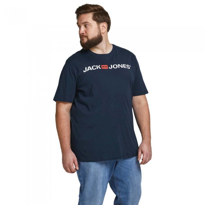 [해외]잭앤존스 Corp 로고 반팔 티셔츠 137987188 Navy Blazer
