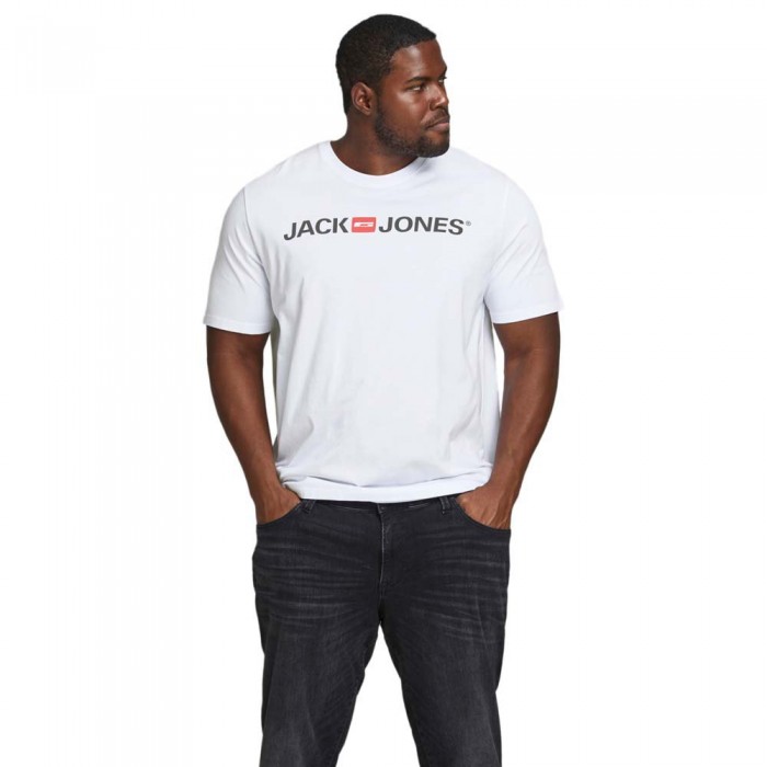 [해외]잭앤존스 Corp 로고 반팔 티셔츠 137987189 White