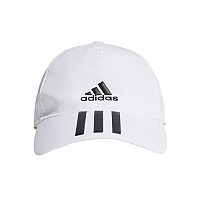 [해외]아디다스 AeroReady 3 Stripes 모자 7137894385 White / Black / Black