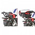 [해외]기비 Monokey/Monolock Honda CB 500 F 탑 케이스 후면 피팅 9137999686 Black