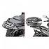 [해외]기비 Monolock/Monokey Kymco X-Citing S400I 탑 케이스 후면 피팅 9138000033 Black