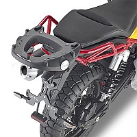 [해외]기비 Monolock/Monokey Moto Guzzi V85 TT 상단 케이스 후면 장착 9138000058 Black