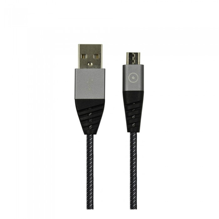 [해외]MUVIT USB 케이블 Micro USB 2.4A 2 M 4137550590 Grey