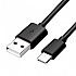 [해외]MYWAY USB 케이블 연결 Type C 2.1A 1M 4137550956 Black