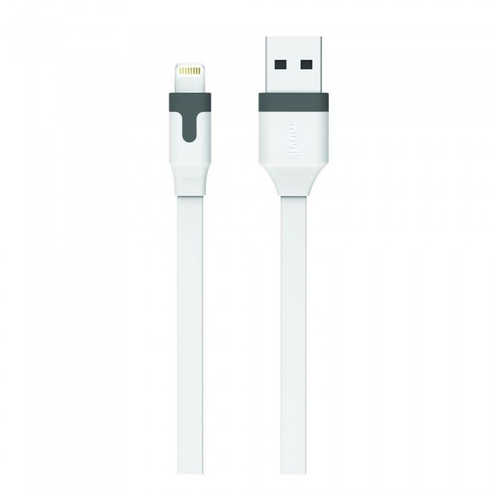 [해외]MUVIT USB 케이블 라이트ning MFI 2.4A 1 M 4137552787 White