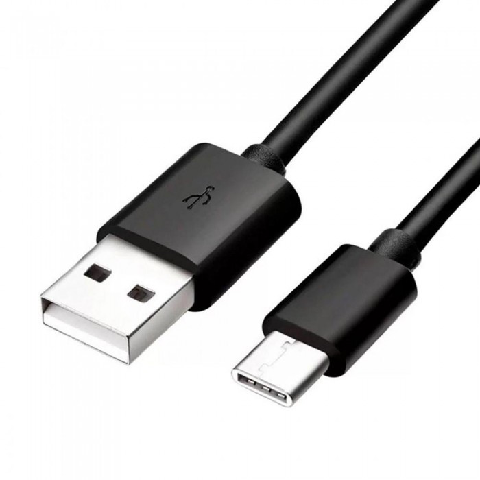 [해외]MYWAY USB 케이블 연결 Type C 2.1A 1M 6137550956 Black