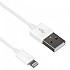 [해외]MYWAY USB 케이블 연결 라이트ning 2.1A 1M 10137550958 White