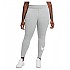[해외]나이키 미드 라이즈 레깅스 Sportswear Essential Swoosh Graphic 137914128 Dark Grey Heather / White