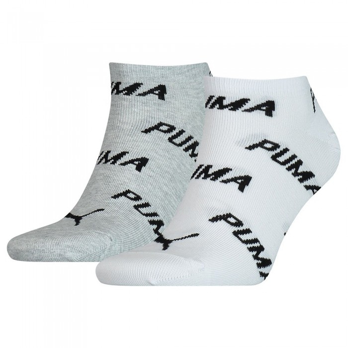 [해외]푸마 BWT Sneaker 양말 2 Pairs 138005523 White / Grey / Black