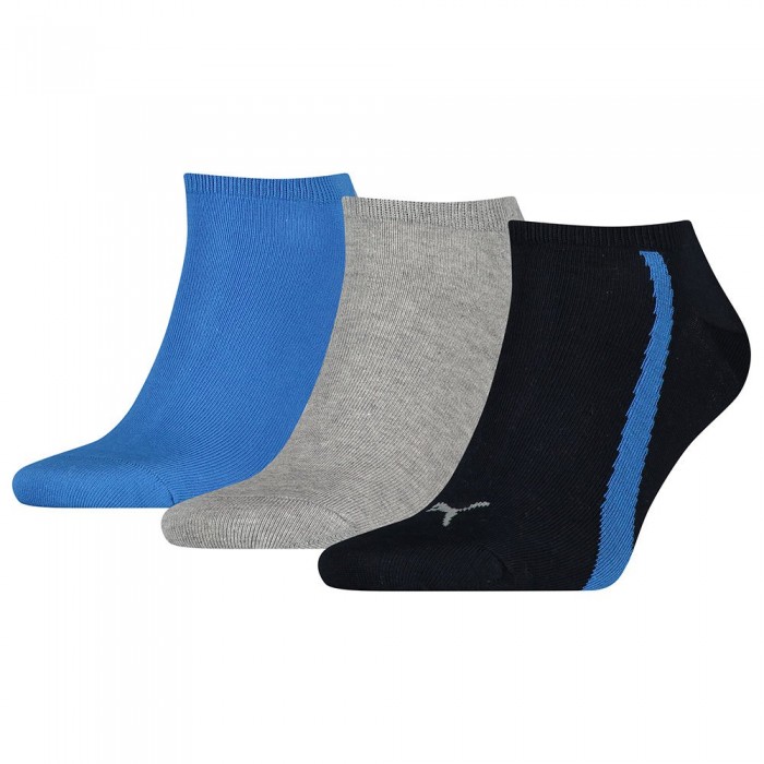 [해외]푸마 Lifestyle Sneakers 양말 3 Pairs 138005539 Navy / Grey / Strong Blue