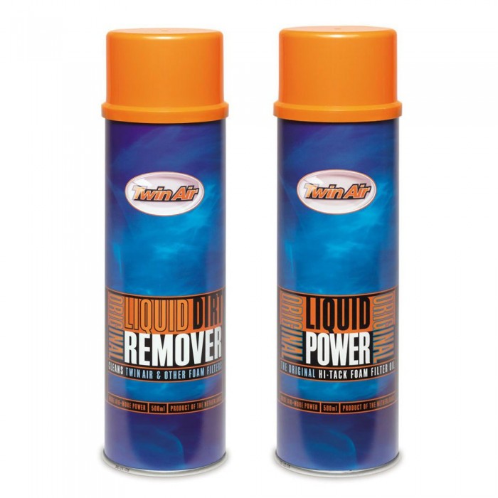 [해외]TWIN AIR 전기 청소기 Spray Liquid 파워 500ml+Spray Dirt Remover 500ml 9138012059 Blue / Orange