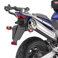 [해외]기비 Monokey/Monolock Honda Hornet 600 탑 케이스 후면 피팅 9137999705 Black / Silver