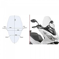 [해외]기비 D1136ST Honda PCX 125/150 앞유리 9138008116 Clear