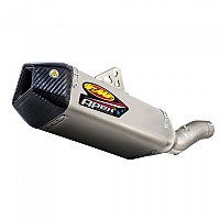 [해외]FMF 머플러 Apex Slip-On Carbon Titanium Kawasaki ZX10 08-10 9138012850 Silver