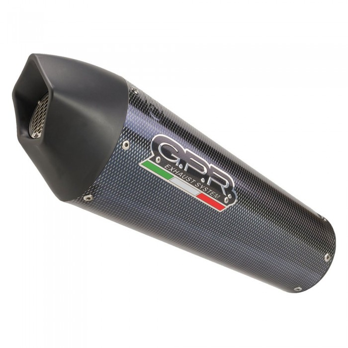 [해외]GPR EXHAUST SYSTEMS GP Evo4 Poppy Supermoto 701/Enduro 701 17-20 Euro 4 CAT 승인 머플러 9138015477 Carbon / Matt Black