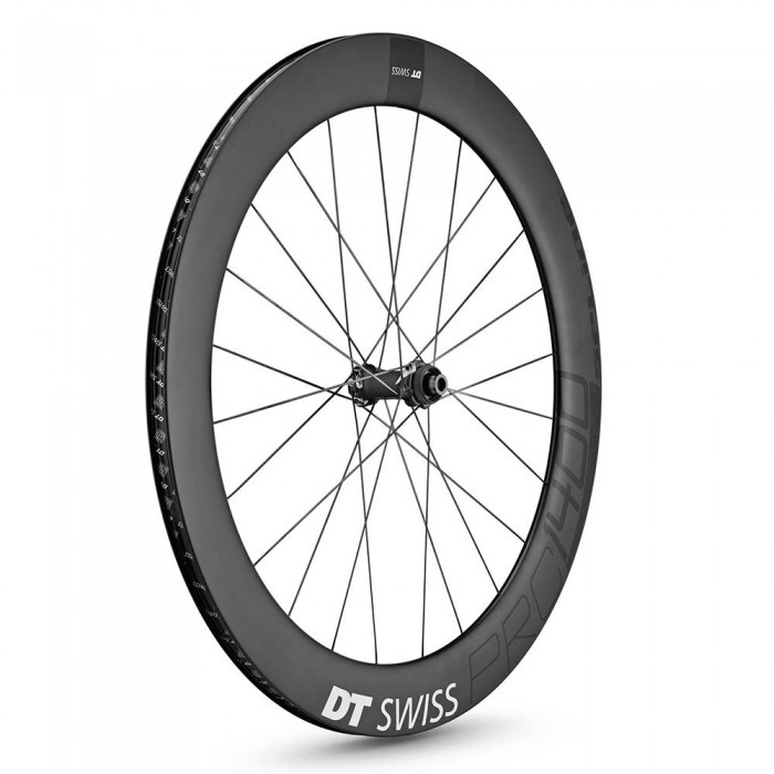 [해외]디티스위스 PRC 1400 Spline 65 CL Disc Tubeless 도로 자전거 앞바퀴 1137994384 Carbon
